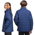 adidas Entrada 26 Light Navy Blue Kids Jacket JZ9125 - Image 3