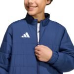adidas Entrada 26 Light Navy Blue Kids Jacket JZ9125 - Image 5