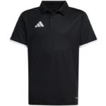 adidas Entrada 26 Polo Kids T-Shirt Black JZ6629 - Image 2