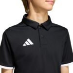 adidas Entrada 26 Polo Kids T-Shirt Black JZ6629 - Image 6