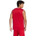 adidas Entrada 26 Sleeveless Jersey Mens T-Shirt Red KB3932 - Image 4