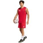 adidas Entrada 26 Sleeveless Jersey Mens T-Shirt Red KB3932 - Image 8