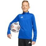 adidas Entrada 26 Training Top blue JZ6631 kids sweatshirt - Image 4