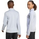 adidas Entrada 26 Training Top light gray kids sweatshirt JZ6637 - Image 3