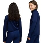 adidas Entrada 26 Training Top Navy Blue JZ6638 Kids Sweatshirt - Image 3