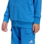 adidas Essentials Hoodie for kids blue KD3382 - Image 7