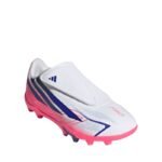 adidas F50 Hyperfast Club Velcro FG/MG KK1345 Kids Soccer Shoes - Image 2
