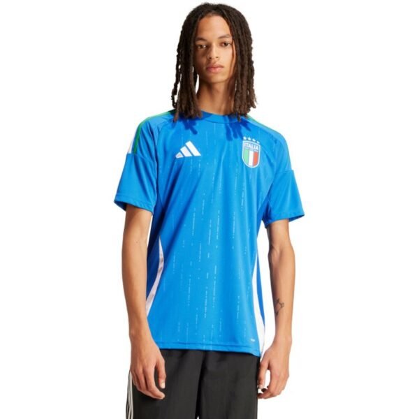 adidas Italy 24 Home mens t-shirt blue IN0657