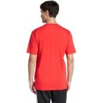 adidas Logo Graphic Mens T-Shirt Red JJ3934 - Image 3