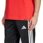 adidas Logo Graphic Mens T-Shirt Red JJ3934 - Image 5