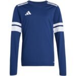 adidas Squadra 25 Long Sleeve Navy Blue Kids T-Shirt JJ0049 - Image 2