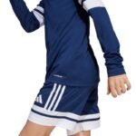 adidas Squadra 25 Long Sleeve Navy Blue Kids T-Shirt JJ0049 - Image 7