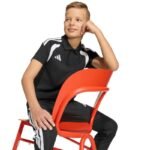 adidas Tiro 26 League Polo Shirt for Kids Black KF3407 - Image 7