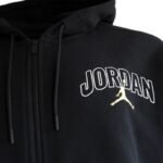 Air Jordan Brooklyn Fleece Full-Zip Hoodie Black - IB7908-011 - Image 6