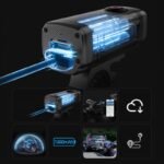 AKEEYO 710 Lite Handlebar Action Camera for Bikes and Motorcycles - Black - Image 5