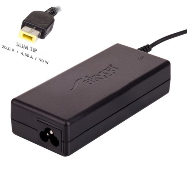 Akyga Square AK-ND-29 AC Adapter for IBM, Lenovo Notebook (20V; 4.5A; 90W; Slim Tip, Square yellow )