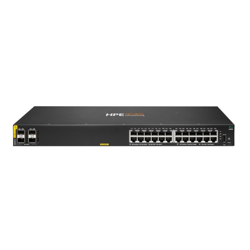 lupin-wear-ca-aruba-6000-24g-class4-poe-4sfp-370w-managed-l3-gigabit-ethernet-10-100-1000-poe-support-1u-2416693 Aruba 6000 24G Class4 PoE 4SFP 370W Managed L3 Gigabit Ethernet (10/100/1000) PoE Support 1U - Image 1