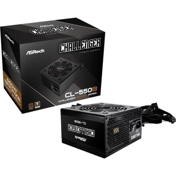 ASRock CHALLENGER 550W 80 Plus Bronze Power Supply