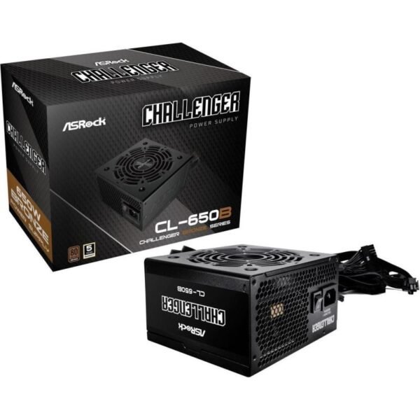 ASRock CHALLENGER 650W 80 Plus Bronze Power Supply