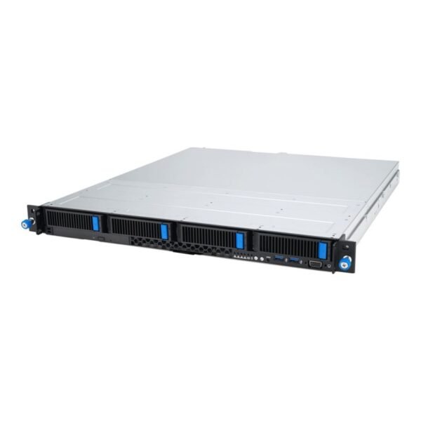 ASUS Rack 1U RS300-E12-PS4/350W Intel C262 LGA1700 95W 4xDDR5 4400/4000/3600 4x3.5"/2.5" 4*SATA/SAS/NVMe 2x Intel I210AT 1x Management Port 350W 80 PLUS Gold
