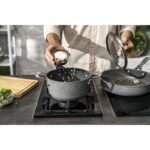 BALLARINI 75002-829-0 4.7L Round Gray Pot - Image 2