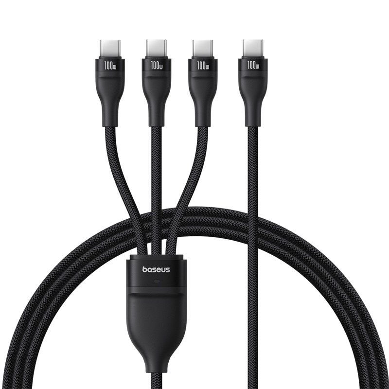 lupin-wear-ca-baseus-flash-series-3-100w-cable-1-5m-black-1921686 Baseus Flash Series 3 100W Cable 1.5m (Black) - Image 1