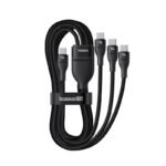 Baseus Flash Series 3 100W Cable 1.5m (Black) - Image 3