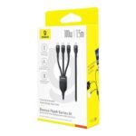 Baseus Flash Series 3 100W Cable 1.5m (Black) - Image 6