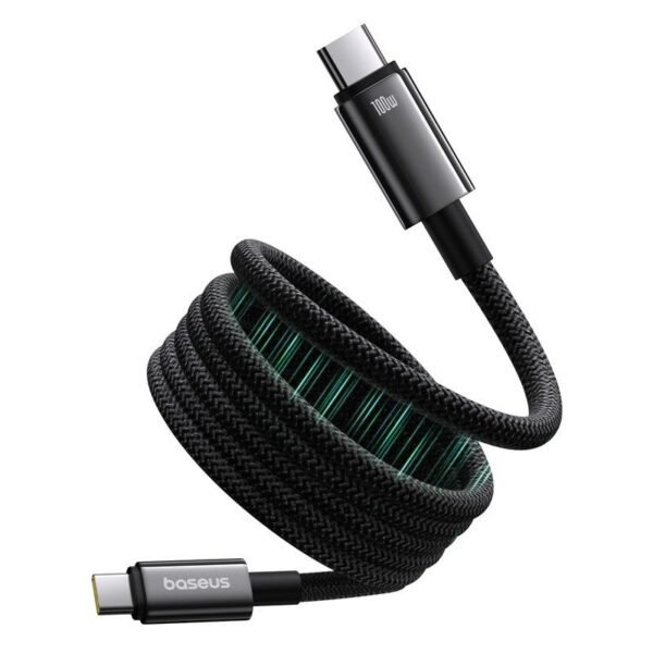 Baseus Tungsten Magnetic USB C-USB C Cable 100W 1m (Black)