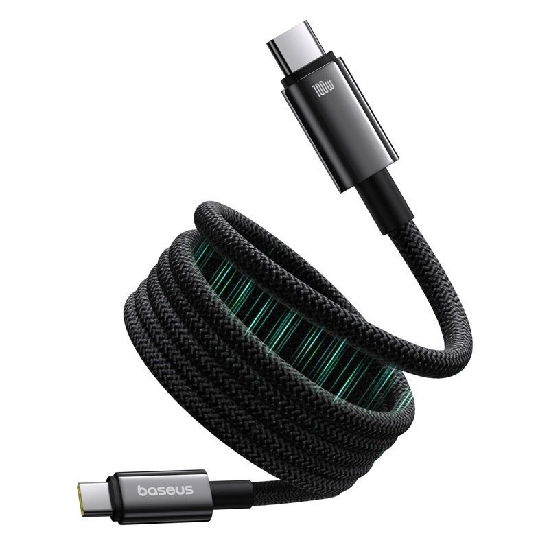 lupin-wear-ca-baseus-tungsten-magnetic-usb-c-usb-c-cable-100w-1m-black-1921696 Baseus Tungsten Magnetic USB C-USB C Cable 100W 1m (Black) - Image 1