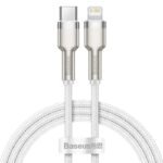 BASEUS USB-C LIGHTNING CAFULE PD CABLE 1M WHITE