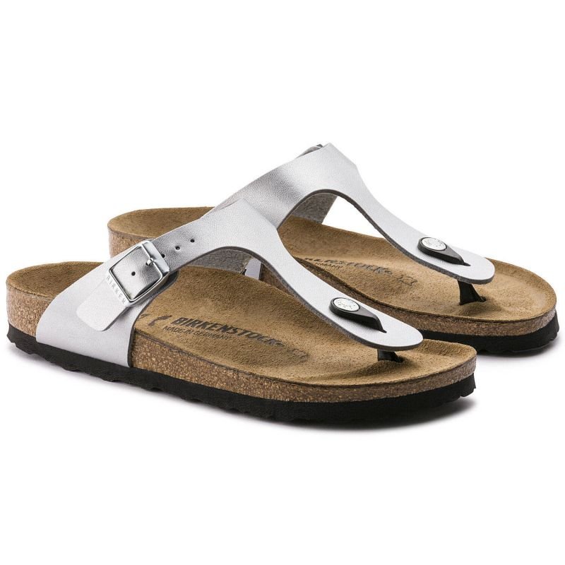 lupin-wear-ca-birkenstock-gizeh-birko-flor-women-s-flip-flops-silver-regular-wide-0043851-1158258 Birkenstock Gizeh Birko-Flor womens flip-flops silver regular wide (0043851) - Image 1