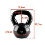 Black HMS KNV08 cast iron kettlebell - Image 8