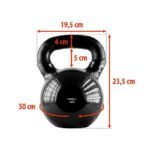 Black HMS KNV16 cast iron kettlebell - Image 8