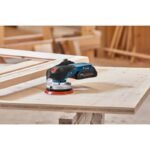 Bosch GEX 18V-125 Professional Random Orbital Sander 10000 RPM 20000 OPM Black, Blue, Gray, Red - Image 3