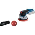Bosch GEX 18V-125 Professional Random Orbital Sander 10000 RPM 20000 OPM Black, Blue, Gray, Red - Image 8