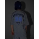 Boys loose T-shirt with print 4F 4FJRSS26TTSHM3465-27M - Image 3