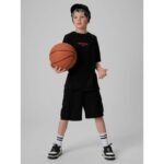 Boys loose T-shirt with print 4F 4FJRSS26TTSHM3835-20S - Image 4