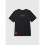 Boys loose T-shirt with print 4F 4FJRSS26TTSHM3835-20S - Image 6