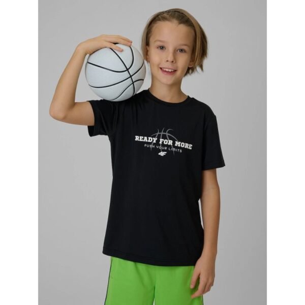 Boys quick-drying sports T-shirt 4F 4FJRSS26TFTSM2390-20S
