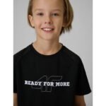 Boys quick-drying sports T-shirt 4F 4FJRSS26TFTSM2391-20S - Image 4