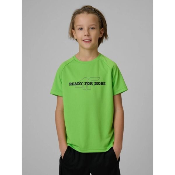 Boys quick-drying sports T-shirt 4F 4FJRSS26TFTSM2391-45S