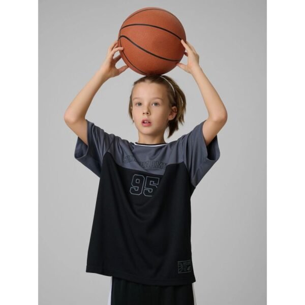 Boys quick-drying sports T-shirt 4F 4FJRSS26TFTSM2392-20S