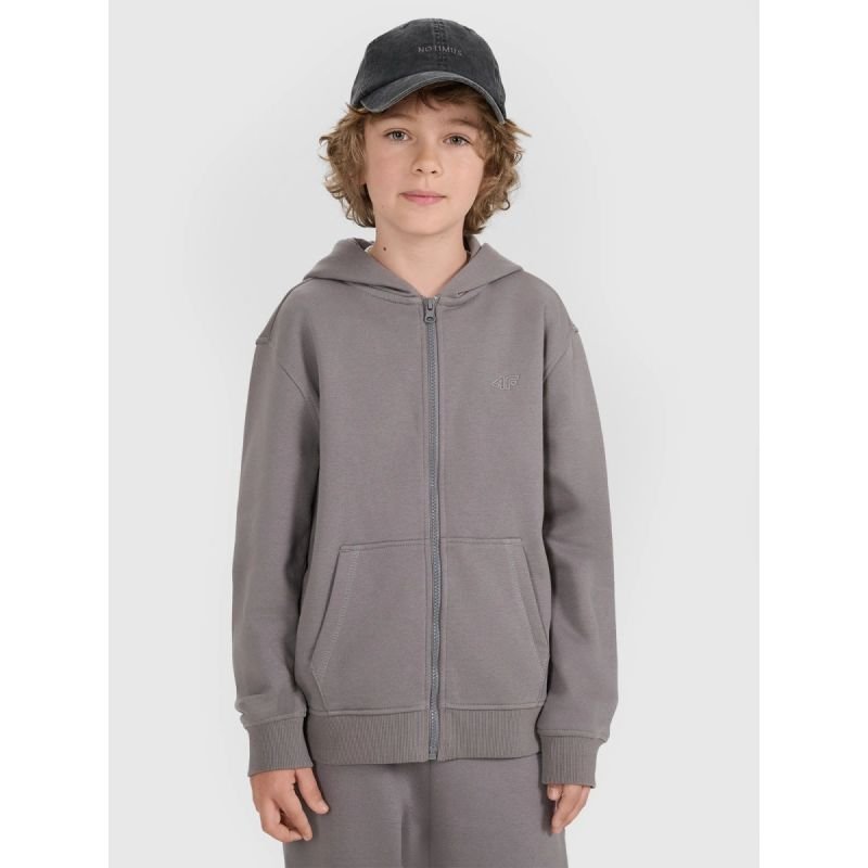 lupin-wear-ca-boy-s-zip-up-hoodie-sweatshirt-4f-4fjraw25tswsm2488-22s-1809382 Boys zip-up hoodie sweatshirt 4F 4FJRAW25TSWSM2488-22S - Image 1