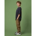 Boys cargo sweatpants 4F 4FJRSS26TTROM1882-82S - Image 4