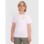 Boys t-shirt with print 4F 4FJWAW25TTSHM2417-10S - Image 5