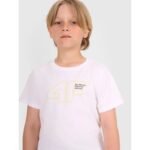 Boys t-shirt with print 4F 4FJWAW25TTSHM2417-10S - Image 8