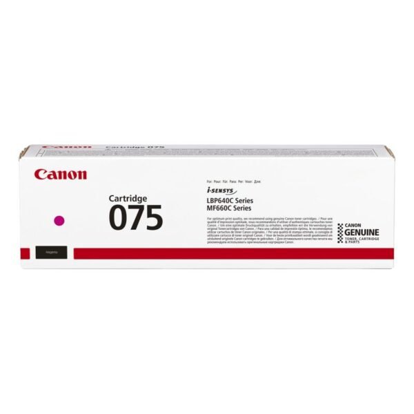 Canon 075 Toner Cartridge 1pc Original Magenta