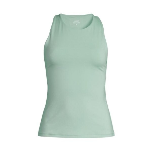 Casall Soft Touch Bra Tank Womens Training T-shirt Green - M