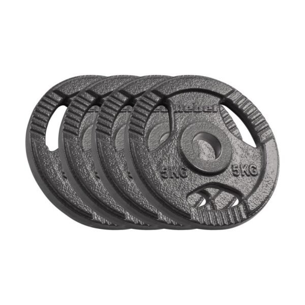 Cast iron Olympic weight set 4x5kg, 51mm hole, plate with handles, REBEL ACTIVE